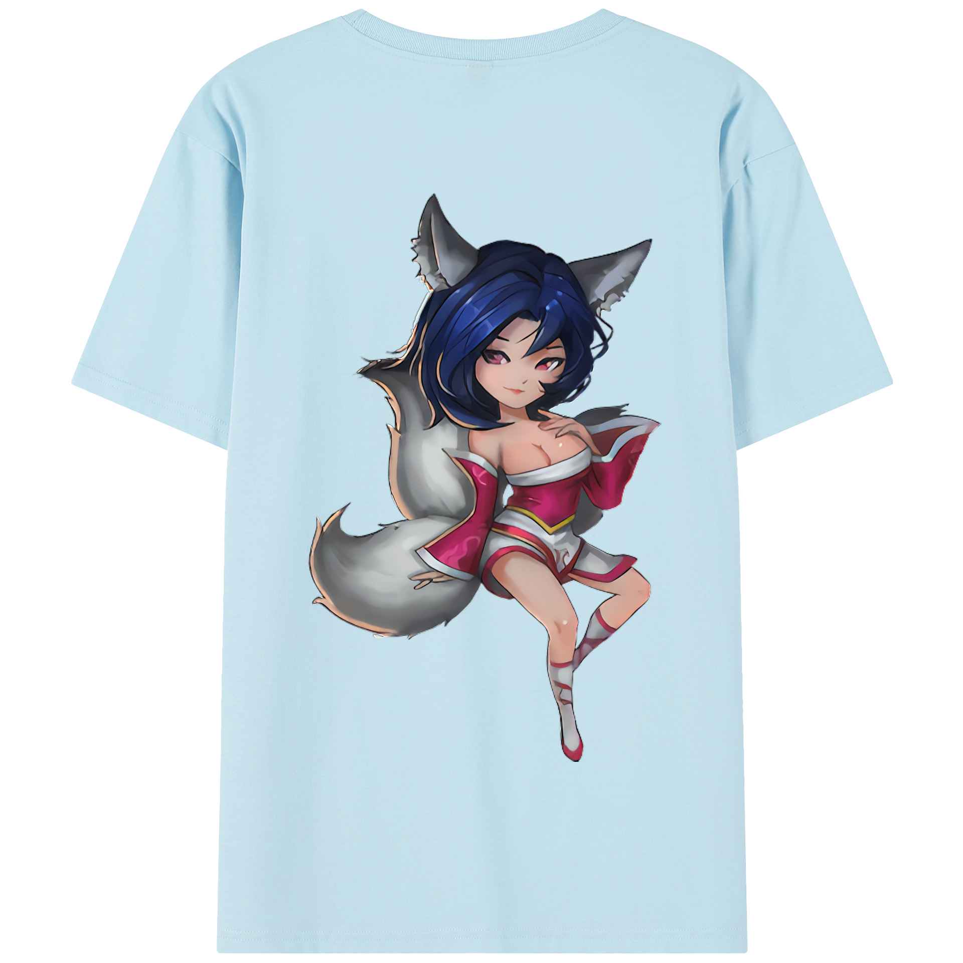 リーグ・オブ・レジェンド League of Legends LOL 綿100％半袖Tシャツ（背面プリント）